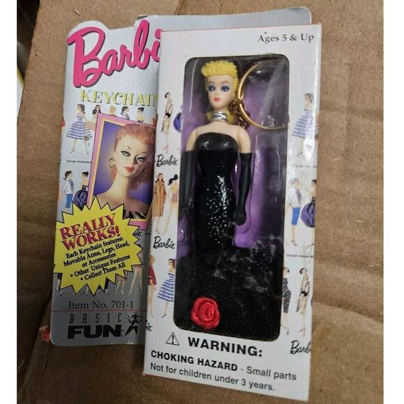Barbie Keychain Solo In The Spotlight Barbie Keychain Original 1959 & 1960 Barbi - Picture 1 of 2
